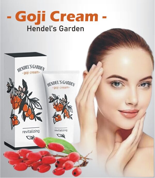 Goji Whitening Cream & Anti-Aging, 50ml, with goji berry extract, designed to hydrate, reduce wrinkles, and even skin tone