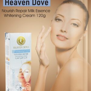 Heaven Dove Whitening Cream. This professional-grade formula reduces dark spots, evens skin tone, and hydrates for a radiant, youthful glow. Perfect for all skin types.