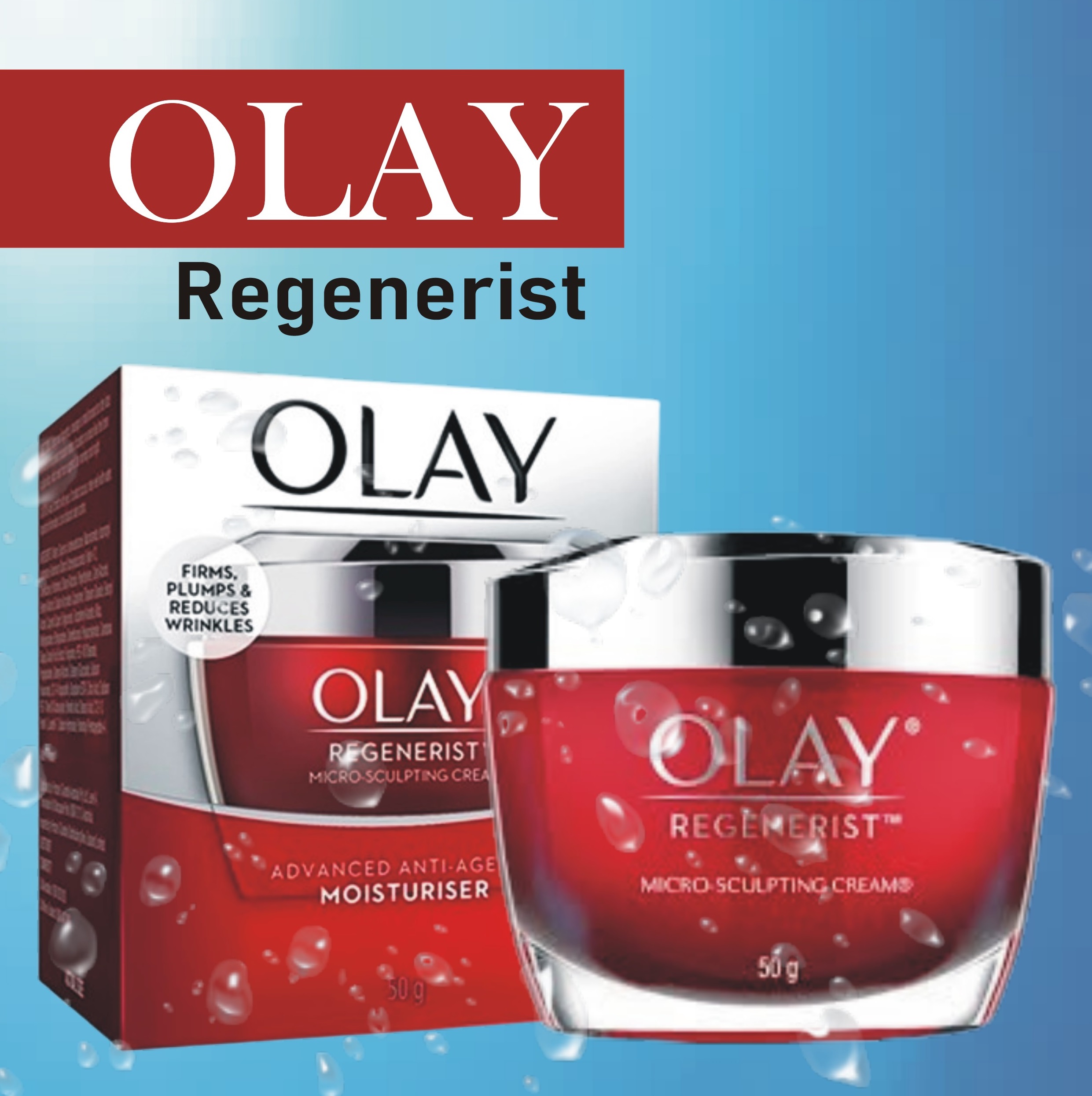Olay Regenerist Micro-Sculpting Cream 1.7 oz jar, anti-aging face moisturizer with amino peptides for wrinkle reduction and hydration,
